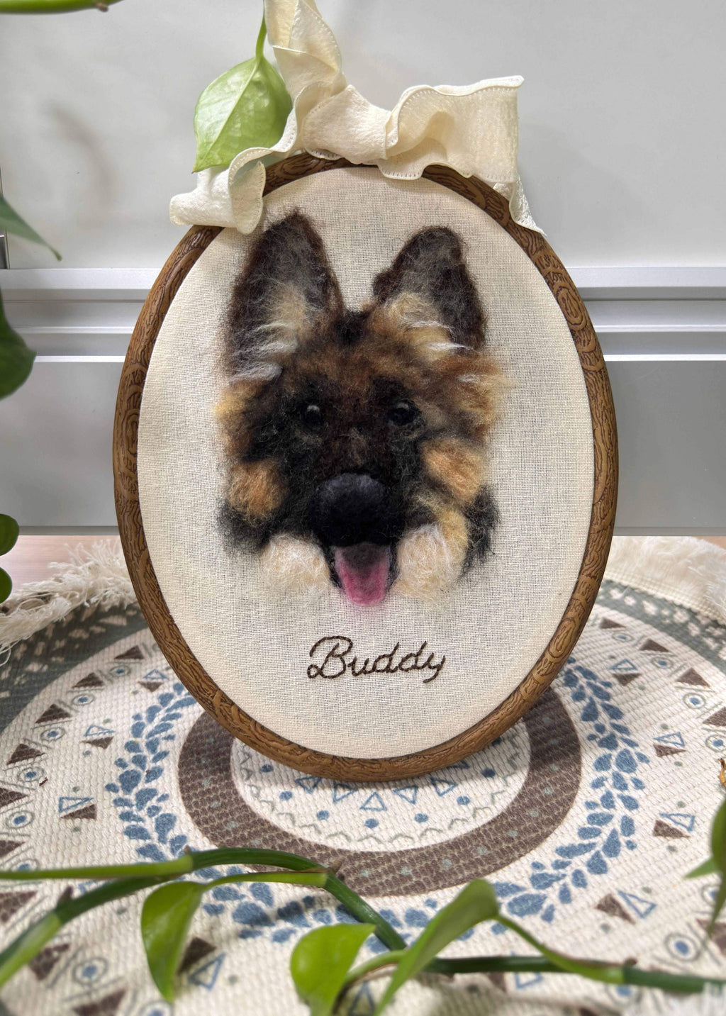 [Wool felt] Flat portrait