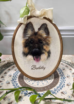 [Wool felt] Flat portrait