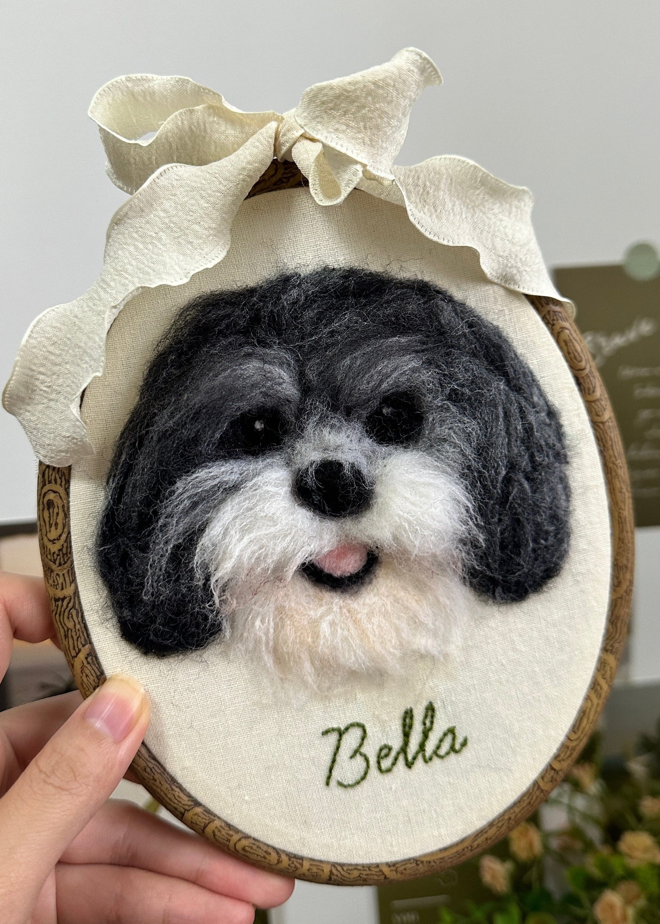 [Wool felt] Flat portrait [Wool felt] Flat portrait