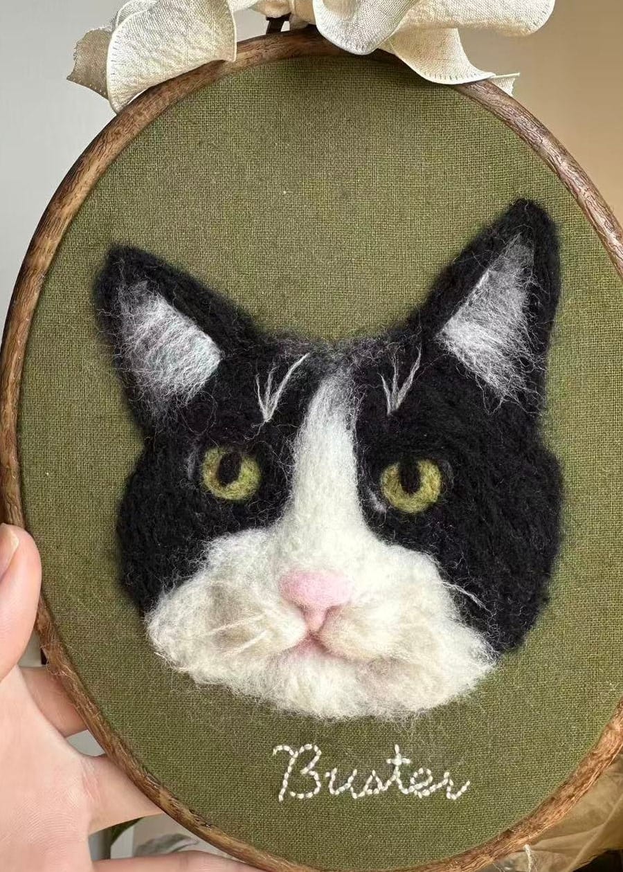 [Wool felt] Flat portrait [Wool felt] Flat portrait