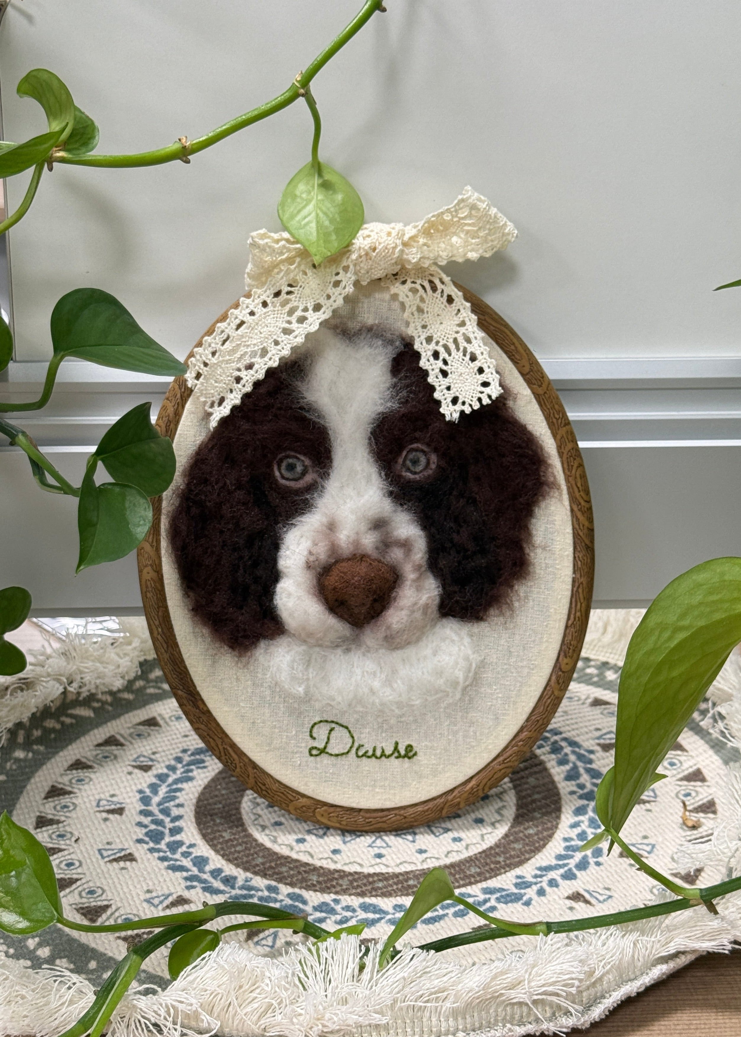 [Wool felt] Flat portrait [Wool felt] Flat portrait